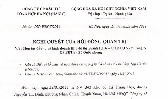 Khách DA KĐT Thanh Hà bị “lừa đau“ vì “nhà đầu tư“ dởm“